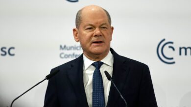 German Chancellor Olaf Scholz Rebukes JD Vance In Speech