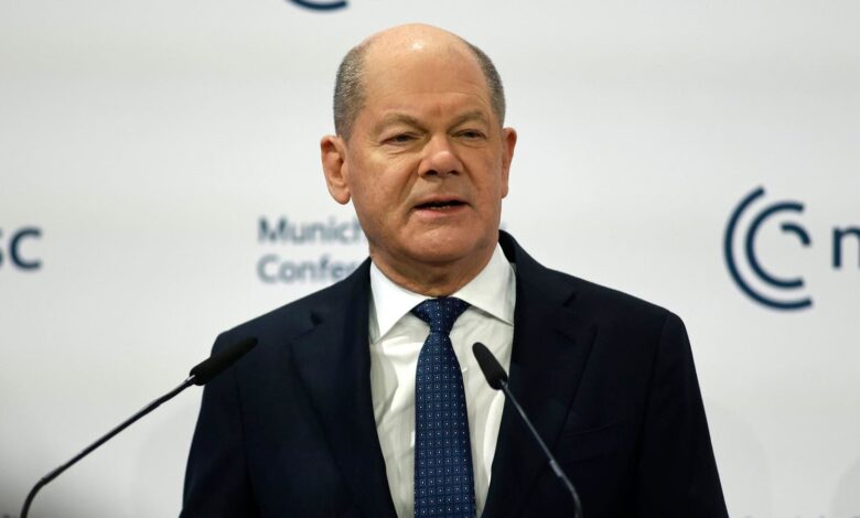 German Chancellor Olaf Scholz Rebukes JD Vance In Speech German Chancellor Olaf Scholz Rebukes JD Vance In Speech