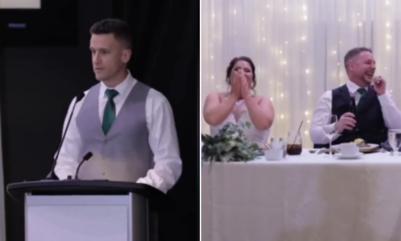 Groomsman Flips Expectations With Hilarious Opening Line to Wedding Speech