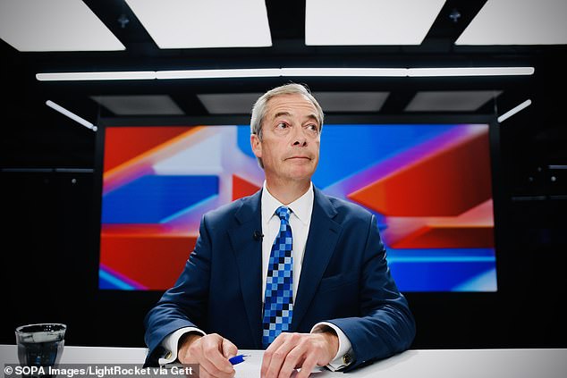 Nigel Farage has topped the list of Westminster's highest-earning MPs, after being paid £98,000 a month for his GB News show alone