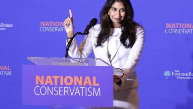 Suella Braverman rakes in £60,000 on international speaking circuit including £25,000 payday for an event in South Korea and £20,000 for an appearance in India in March