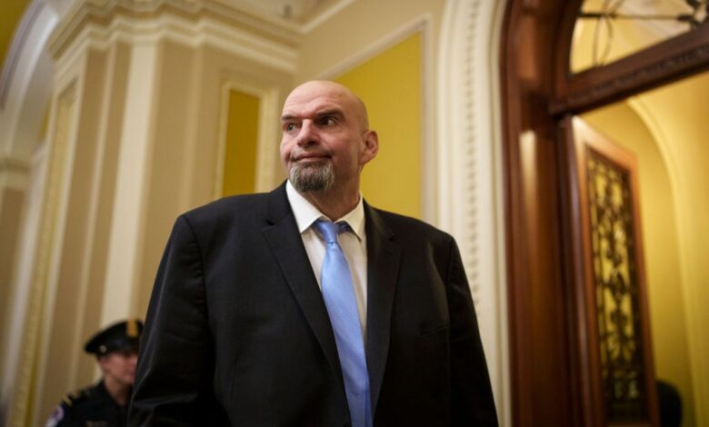 John Fetterman Uses Assistive Technology in Senate: Exclusive John Fetterman Uses Assistive Technology in Senate: Exclusive
