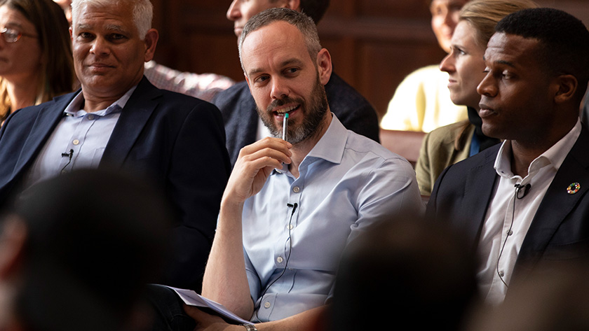Tom Adams of Acumen at Oxford debate