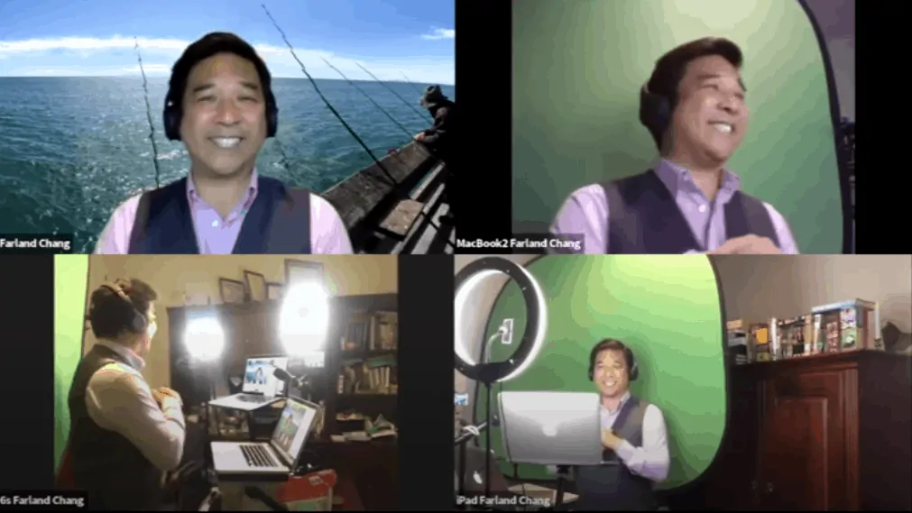 Zooming from East to West: 10 tips for teaching and public speaking online 2 fchang1