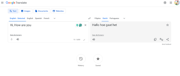 Google translate