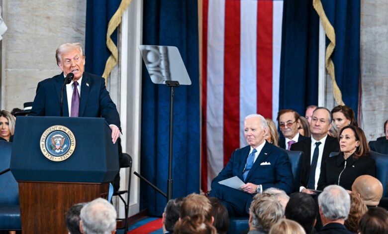 Watch highlights from Donald Trump’s inauguration speech