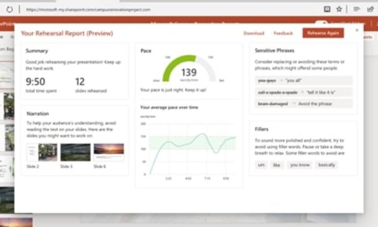 Microsoft’s PowerPoint Presenter Coach Tool Can Critique Your Presentations Microsoft’s PowerPoint Presenter Coach Tool Can Critique Your Presentations