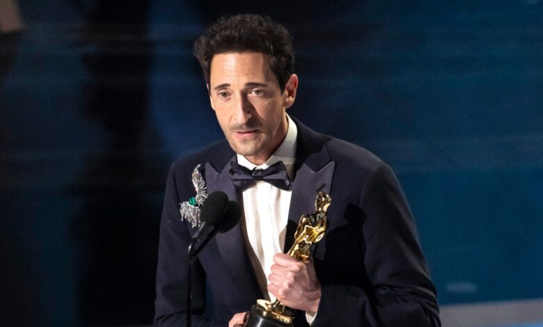 Adrien Brody breaks the world record for longest Oscars acceptance speech Adrien Brody breaks the world record for longest Oscars acceptance speech