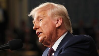 Trump touts tariffs and culture war wins in historically long speech to Congress