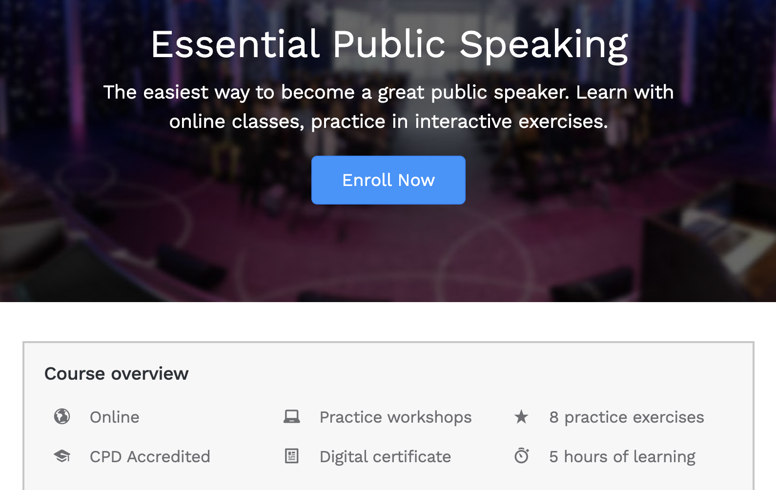 Essential Public Speaking