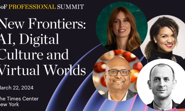 BoF Professional Summit: AI, Digital Culture and Virtual Worlds – Full Agenda & Speaker Lineup BoF Professional Summit: AI, Digital Culture and Virtual Worlds – Full Agenda & Speaker Lineup