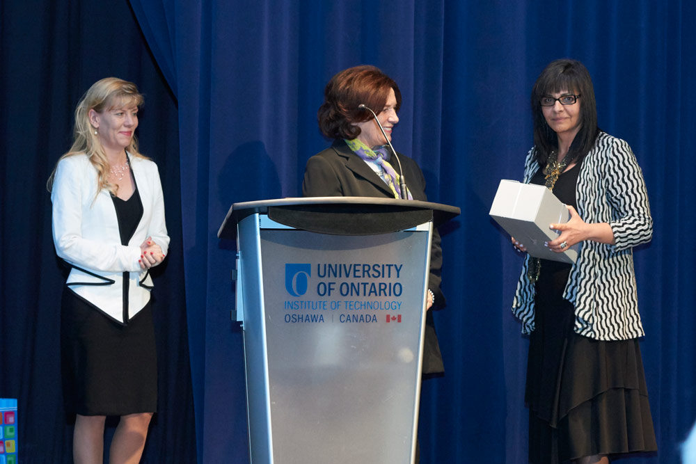 Margaret Trudeau at FSSH Dean's Public Lecture Series at the University of Ontario Institute of Technology