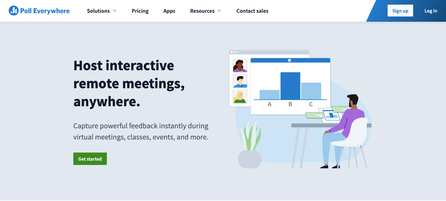 Poll Everywhere Homepage