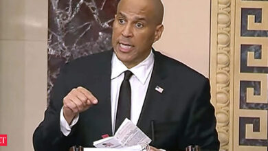 US Senator Cory Booker sets new Senate record with over 24-hour speech against Donald Trump