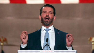 ‘Cocaine’ Trends on Twitter After Donald Trump Jr.’s Speech at RNC 2020 | 2020 Republican National Convention, Donald Trump Jr. | Just Jared: Celebrity News and Gossip