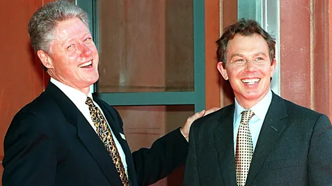 Getty Images Former US President Bill Clinton and former UK Prime Minister Tony Blair in 1997 (Credit: Getty Images)