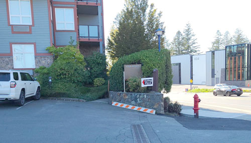 exterior signage, voting place, langford