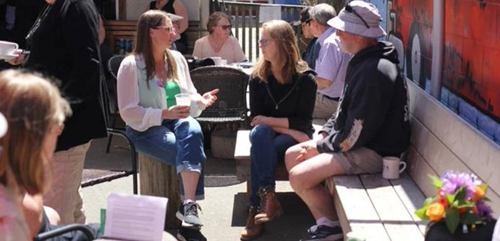 camille currie, coffee chat, voters