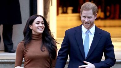 Prince Harry, Meghan attend 1st reported speaking engagement since royal family split
