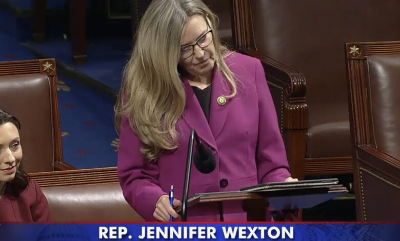 Rep. Jennifer Wexton speaks on House floor using AI technology : NPR