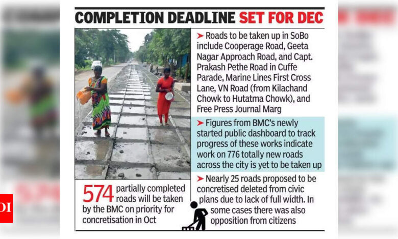 No new roads to be dug up for concretisation in Oct, Speaker Narwekar directs Mumbai civic body | Mumbai News No new roads to be dug up for concretisation in Oct, Speaker Narwekar directs Mumbai civic body | Mumbai News