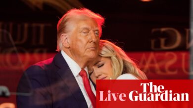 Trump rails against opponents in Kirk tribute after widow says she forgives shooting suspect – as it happened | Charlie Kirk shooting