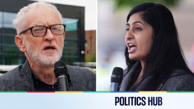 Politics latest: Sultana calls off legal action as ‘act of good faith’ – as new left-wing party tries to reconcile | Politics News