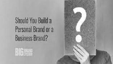 The struggle between building a personal brand and a corporate brand